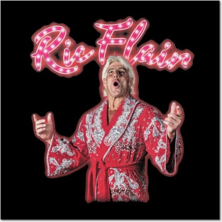 Ric Flair Neon Posters and Art